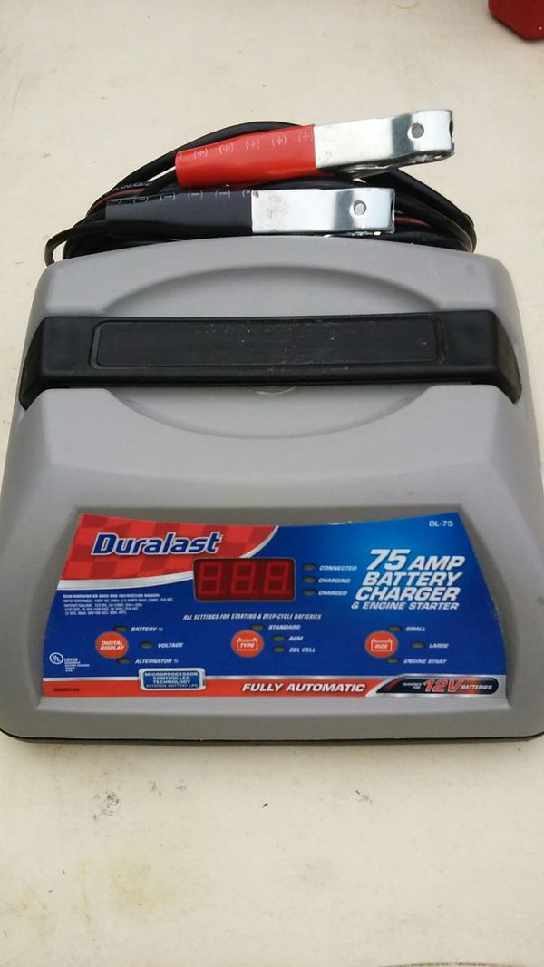 duralast battery charger instructions